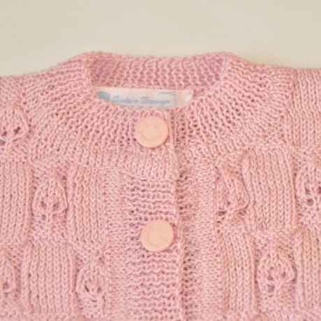 Babyjacke MARIA gestrickt Gr. ca 68 - 74