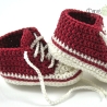 Babyschuhe/Babychucks gehäkelt  Gr. ca 15 / 16