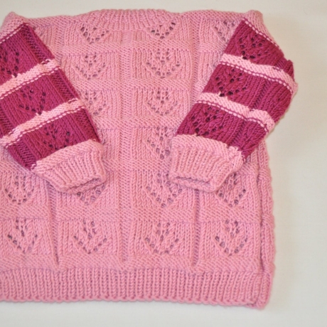 Kinderjacke ELISA gestrickt Gr. ca 74
