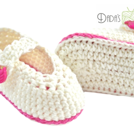 Babyschuhe gehäkelt Gr. ca 14