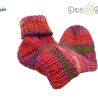 Babysocken gestrickt, Gr. ca 15 - verschiedene Farben