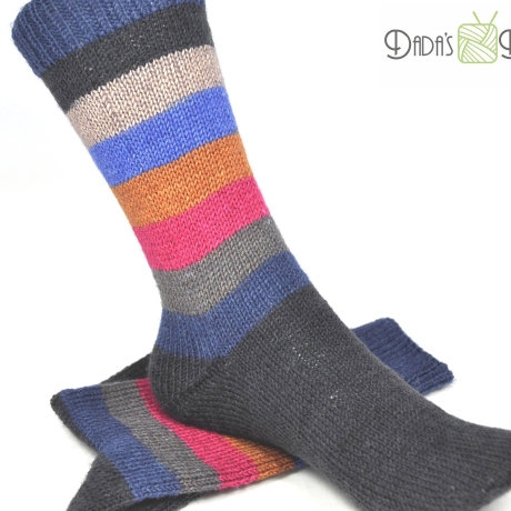 Gestrickte Socken PAIRFECT MIDNIGHT COLOR - Gr. ca 36/37