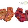 Babysocken gestrickt, Gr. ca 15 - verschiedene Farben
