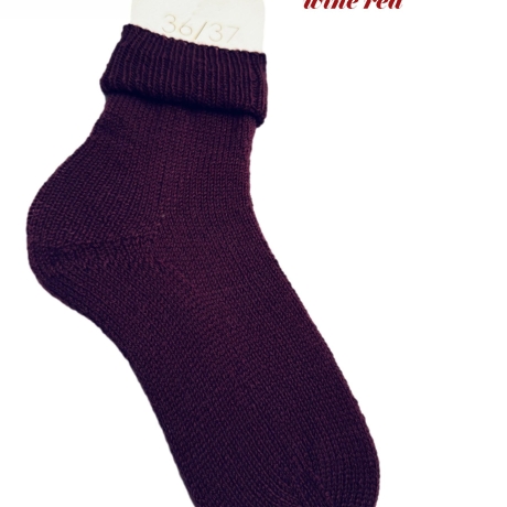 Gestrickte Socken aus Kaschmir, Gr.ca 36/37