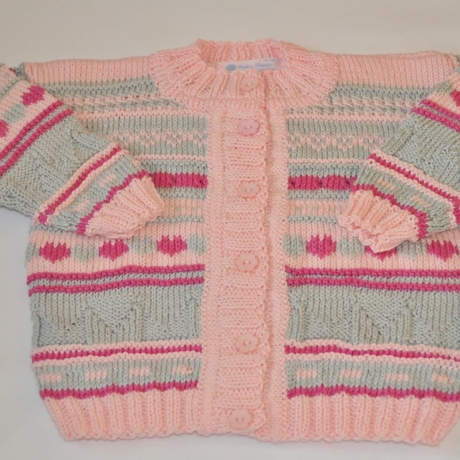 Kinderjacke HELEN gestrickt Gr. ca 74