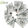 Adventskalender, Adventskalenderset Säckchen genäht und bestickt
