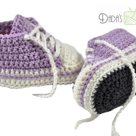Babyschuhe/Babychucks gehäkelt Gr. ca 15