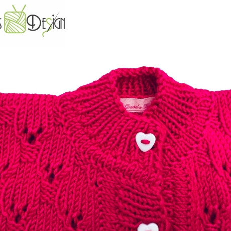 Gestrickte Jacke LINA  Baby, Kind - Gr. ca 62