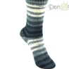 Gestrickte Socken ACTIVE schwarz-weiß - Gr.36/37