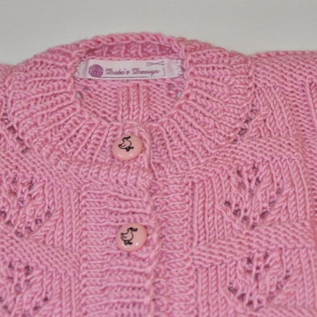 Kinderjacke ELISA gestrickt Gr. ca 74