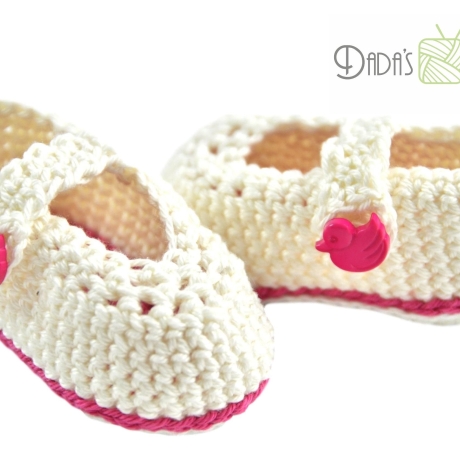 Babyschuhe gehäkelt Gr. ca 14