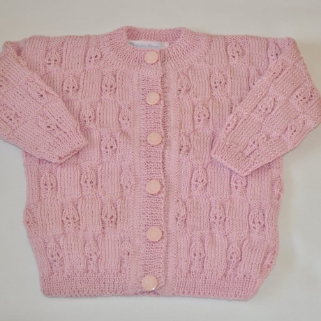 Babyjacke MARIA gestrickt Gr. ca 68 - 74