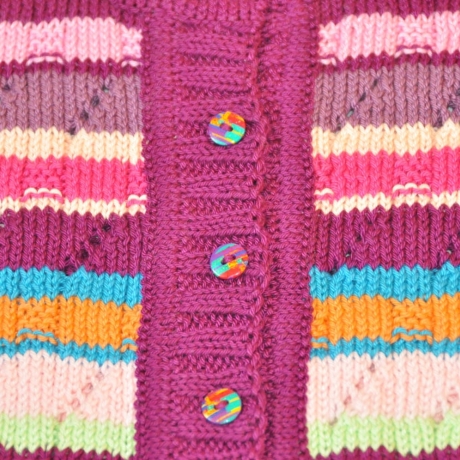Babyjacke KIM gestrickt Gr. ca 74 - 80