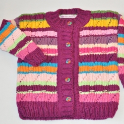 Babyjacke KIM gestrickt Gr. ca 74 - 80