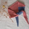 100 % Merino - Französischer Schal / Halstuch Sophie zweifarbig