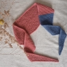 100 % Merino - Französischer Schal / Halstuch Sophie zweifarbig