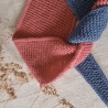 100 % Merino - Französischer Schal / Halstuch Sophie zweifarbig