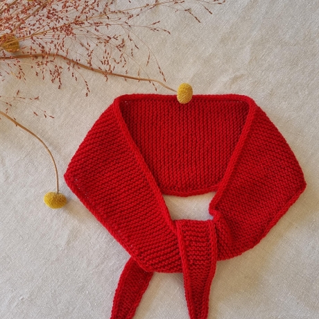 100 % Merino - Französischer Schal / Halstuch Sophie
