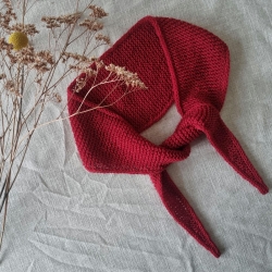 100 % Merino - Französischer Schal / Halstuch Sophie