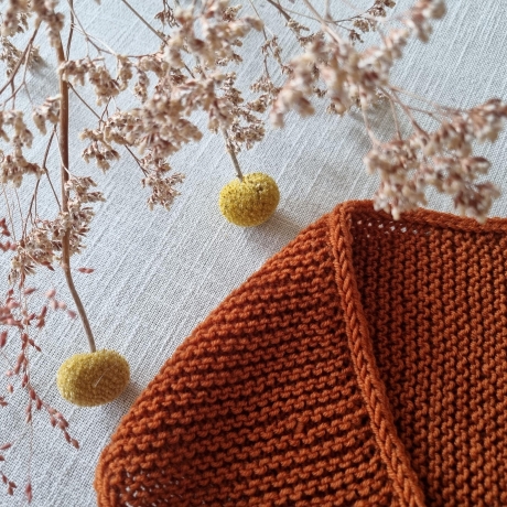 100 % Merino - Französischer Schal / Halstuch Sophie