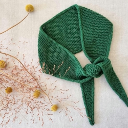 100 % Merino - Französischer Schal / Halstuch Sophie