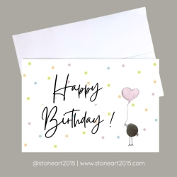 Geburtstagskarte Happy Birthday handgemacht