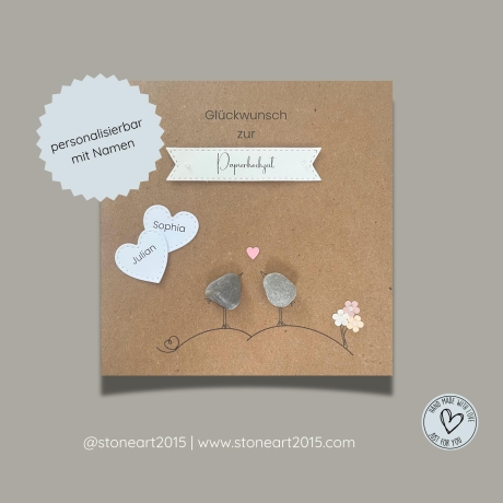 Hochzeitskarte Diamantene Hochzeit  60. Hochzeitstag handgemacht