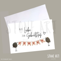 Geburtstagskarte Alles Liebe zum Geburtstag 