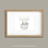 Geschenk Goldene Hochzeit • Steinbild „Liebe ist wie ein Vollbad“