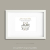 Geschenk Goldene Hochzeit • Steinbild „Liebe ist wie ein Vollbad“