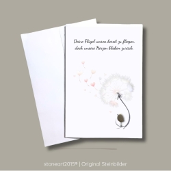 Beileidskarte Pusteblume