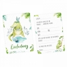 10 Einladungskarten Set Tiere + 10 transparente Briefumschläge