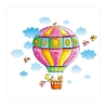 006 Kinderzimmer Bild Heißluftballon 20 x 20 cm