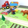 Spielfolie für LACK Tisch groß Bauernhof