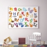 Kinder Tier ABC Poster : Größe - 700 x 500 mm