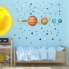 133 Wandtattoo Sonnensystem Planeten Wanddeko Wandbild Sticker
