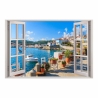 154 Wandtattoo Fenster - Mediterran Mittelmeer Toskana
