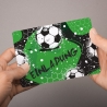 10 coole Einladungskarten Fussball inkl. 10 transp. Briefumschl.