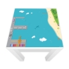 Spielfolie für LACK Tisch Hafen & Insel 55 x 55