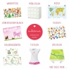 Möbelaufkleber Ordnungssticker für Spielzeug WEISS/ PINK Kinder