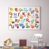 Kinder Tier ABC Poster - DIN A2 - 594 x 42