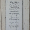 Schild Holz Shabby Chic Das Glück ist wie ein...