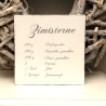 Schild Rezept Zimtsterne Shabby Chic