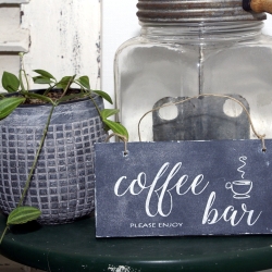 Holzschild   coffee bar   Shabby Chic