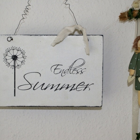 Schild Endless Summer Shabby Chic