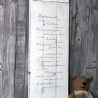 Schild Holz Zuhause ist ... Shabby Chic
