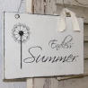 Schild Endless Summer Shabby Chic