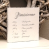 Schild Rezept Zimtsterne Shabby Chic