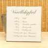 Schild Rezept Vanillekipferl Shabby Chic