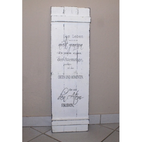 Schild Holz Shabby Chic Das Leben